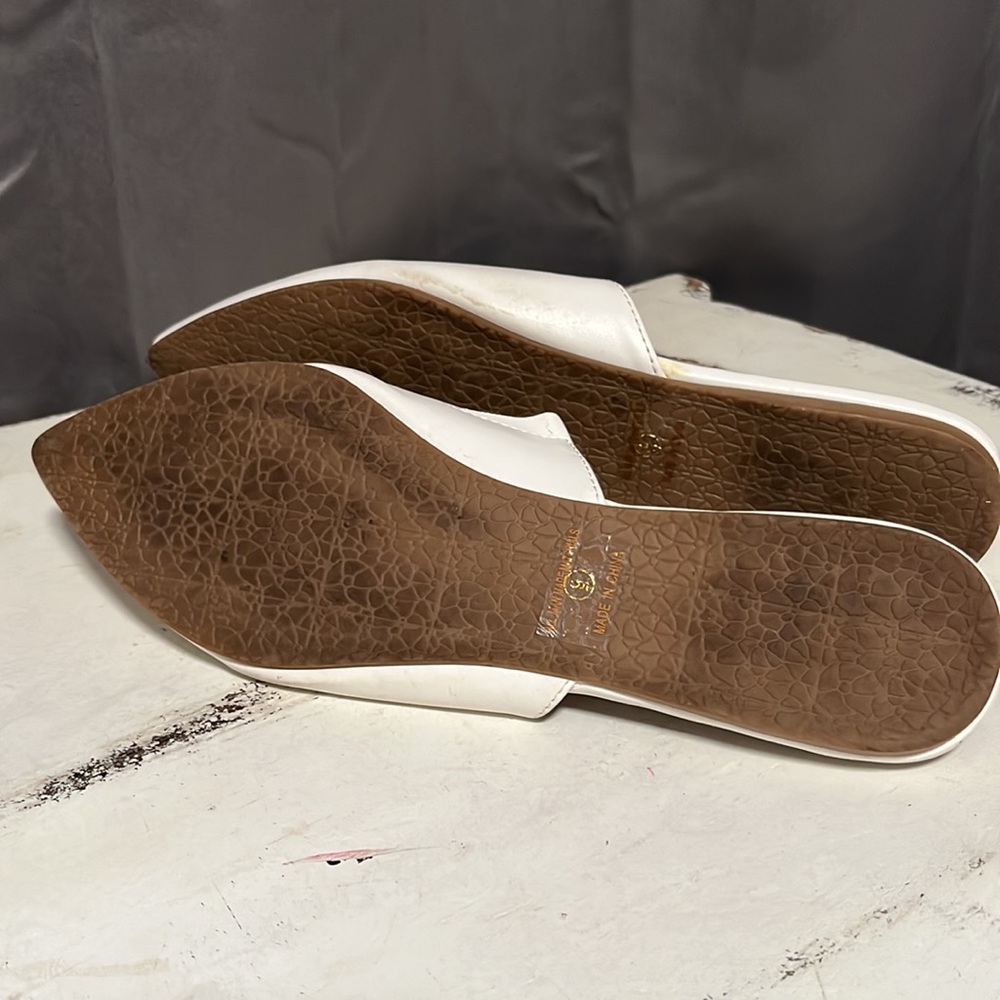 Bonnibel Mule Shoe White Size 9 - Picture 5 of 6